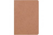 Clairefontaine 73316C Collection Age Bag Un Carnet Agrafe Tabac - A5 14,8x21 cm - 96 Pages Lignees - Papier Blanc 90 