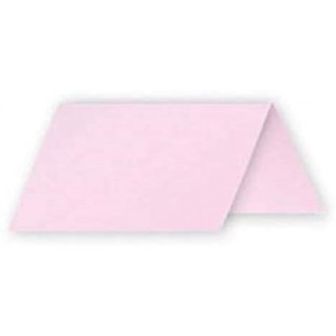 Clairefontaine 75013C - Paquet de 25 Marque-Places - Format 8,5x8cm - 210g/m² - Coloris Rose Dragee - Invitation Evenements et C