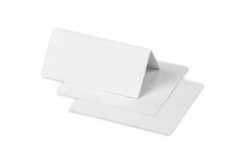 Clairefontaine 75016C - Paquet de 25 Marque-Places - Format 8,5x8cm - 210g/m² - Coloris Blanc - Invitation Evenements et Corresp
