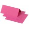 Clairefontaine 75024C - Paquet de 25 Marque-Places - Format 8,5x8cm - 210g/m² - Coloris Rose Fuchsia - Invitation Evenements et 