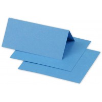 Clairefontaine 75041C - Paquet de 25 Marque-Places - Format 8,5x8cm - 210g/m² - Coloris Turquoise - Invitation Evenements et Cor