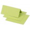 Clairefontaine 75050C - Paquet de 25 Marque-Places - Format 8,5x8cm - 210g/m² - Coloris Vert Bourgeon - Invitation Evenements et