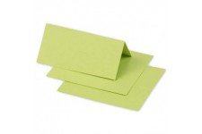 Clairefontaine 75050C - Paquet de 25 Marque-Places - Format 8,5x8cm - 210g/m² - Coloris Vert Bourgeon - Invitation Evenements et