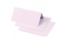 Clairefontaine 75078C - Paquet de 25 Marque-Places - Format 8,5x8cm - 210g/m² - Coloris Lilas - Invitation Evenements et Corresp