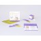 Clairefontaine 75078C - Paquet de 25 Marque-Places - Format 8,5x8cm - 210g/m² - Coloris Lilas - Invitation Evenements et Corresp