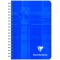 Lot de 5 : Clairefontaine 8502C Un Carnet a Spirale - 9x14 cm - 180 Pages Petits Carreaux - Papier Blanc 90 g - Couverture Carte