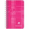 Clairefontaine 8582C Un Carnet a  Spirale - 7,5x12 cm - 100 Pages Petits Carreaux - Papier Blanc 90 g - Couverture Carte Pellicu
