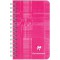 Clairefontaine 8582C Un Carnet a  Spirale - 7,5x12 cm - 100 Pages Petits Carreaux - Papier Blanc 90 g - Couverture Carte Pellicu