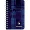 Clairefontaine 8582C Un Carnet a  Spirale - 7,5x12 cm - 100 Pages Petits Carreaux - Papier Blanc 90 g - Couverture Carte Pellicu