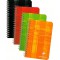 Lot de 5 : Clairefontaine 8606C Un Carnet a Spirale - 11x17 cm - 180 Pages Lignees - Papier Blanc 90 g - Couverture Carte Pellic