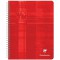 Clairefontaine 8811C Un Cahier a  Spirale - 17x22 cm - 224 Pages Grands Carreaux - Papier Blanc 90 g - Couverture Carte Pellicul