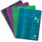 Lot de 5 : Clairefontaine 8999C Un Repertoire a Spirale - 17x22 cm - 180 Pages Petits Carreaux - Papier Blanc 90 g - Couverture 