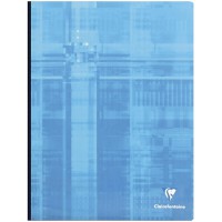 Clairefontaine 9361C Un Cahier Broche Dos Toile - 24x32 cm - 288 Pages Grands Carreaux - Papier Blanc 90 g - Couverture Carte Pe