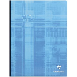 Clairefontaine 9361C Un Cahier Broche Dos Toile - 24x32 cm - 288 Pages Grands Carreaux - Papier Blanc 90 g - Couverture Carte Pe