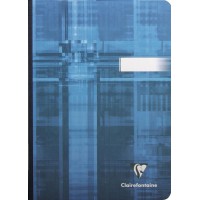 Clairefontaine 9542C Un Carnet Dos Toile - A5 14,8x21 cm - 192 pages Petits Carreaux - Papier Blanc 90 g - Couverture Carte Pell