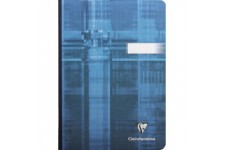 Lot de 5 : Clairefontaine 9542C Un Carnet Dos Toile - A5 14,8x21 cm - 192 pages Petits Carreaux - Papier Blanc 90 g - Couverture