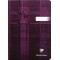Lot de 5 : Clairefontaine 9542C Un Carnet Dos Toile - A5 14,8x21 cm - 192 pages Petits Carreaux - Papier Blanc 90 g - Couverture