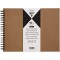 Clairefontaine 95430C - Album Spirale a  Personnaliser - 40 Feuilles de Papier Kraft epais 200g/m² - Format 32x24 cm - Couvertur