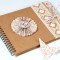 Clairefontaine 95431C - Album Spirale a  Personnaliser - 40 Feuilles de Papier Kraft epais 200g/m² - Format 27x20 cm - Couvertur