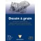 Clairefontaine 96023C Bloc Encolle Papier Dessin a Grain - 20 Feuilles Papier Dessin au Grain Marque - A4 21x29,7 cm