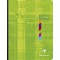 Clairefontaine 9626C Un Cahier de Texte Brochure Dos Toile - 17x22cm - 144 Pages Grands Carreaux avec Touches de Couleurs Detach