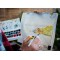 Lot de 5 : Clairefontaine 96305C Bloc Encolle Etival - 10 Feuilles Papier Aquarelle Blanc 100% Cellulose Grain Fin Qualite etude