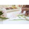 Lot de 5 : Clairefontaine 96305C Bloc Encolle Etival - 10 Feuilles Papier Aquarelle Blanc 100% Cellulose Grain Fin Qualite etude