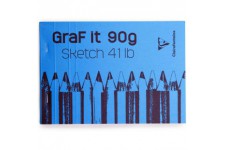 Clairefontaine Graf It Bloc de croquis Format A5 160 pages micro perforees 90g