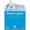 Clairefontaine 97118C Bloc Encolle Papier Dessin a Grain - 20 Feuilles Papier Dessin au Grain Marque - A4 21x29,7 c