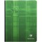 Clairefontaine 9742C Un Cahier Broche Dos Toile - 17x22 cm - 192 Pages Petits Carreaux - Papier Blanc 90 g - Couvertu