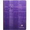 Clairefontaine 9742C Un Cahier Broche Dos Toile - 17x22 cm - 192 Pages Petits Carreaux - Papier Blanc 90 g - Couvertu