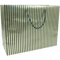 Clairefontaine 212860C - Un sac cadeau shopping Premium Max et Moi 32x13x24,5 cm 170g, Rayures