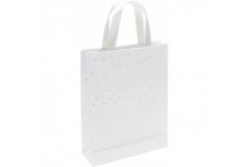 Clairefontaine 223758C - Un sac cadeau moyen Premium Blanc 17x6x22 cm 170g, Oiseaux