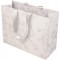 Clairefontaine 223760C - Un sac cadeau shopping Premium Blanc 32x13x24,5 cm 170g, Fleurs