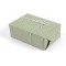 Clairefontaine 223824C - Un rouleau de papier cadeau Kraft brut 100% recycle 5m x 35cm (special petite largeur) 70g, Ecailles ve