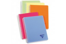 Lot de 5 : Clairefontaine 328546C Collection Linicolor Fresh Un Carnet a Spirale - A5 14,8x21 cm - 180 Pages Lignees - Papier Bl