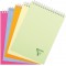 Lot de 5 : Clairefontaine 328645C Collection Linicolor Fresh Un Bloc a Spirale - A5 14,8x21 cm - 160 Pages Detachables Petits Ca