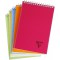 Lot de 5 : Clairefontaine 328646C Collection Linicolor Fresh Un Bloc a Spirale - A5 14,8x21 cm - 160 Pages Detachables Lignees -