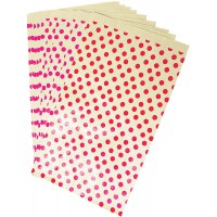 Clairefontaine 394108C - Un sachet de 50 pochettes kraft, 21x37+7cm, Pois