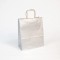 Clairefontaine 395711C - Un paquet de 25 sacs cadeau 22x10x27cm 110g, Kraft lisse Argent