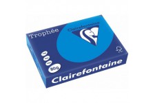 Clairefontaine Trophee Ramette de 500 feuilles papier couleur 80 g A4 Bleu turquoise