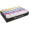 Clairefontaine Lot de 24 rubans lisses irises 7 mm x 10 m