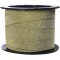 Clairefontaine 612697C - Un plateau de 18 Bobines de Ruban paillete Glit 10mx10 mm, Couleurs Assorties Argent, Noir et Or