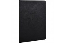 Clairefontaine 733161C Collection Age Bag Un Carnet Agrafe Noir - A5 14,8x21 cm - 96 Pages Lignees - Papier Blanc 90 