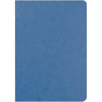 Clairefontaine 733164C Collection Age Bag Un Carnet Agrafe Bleu - A5 14,8x21 cm - 96 Pages Lignees - Papier Blanc 90 g - Couvert