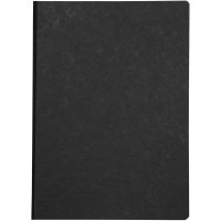 Clairefontaine 791401C Collection Age Bag Un Carnet Cousu Dos Toile Noir - A4 21x29,7 cm - 192 Pages Unies Blanches -