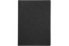 Clairefontaine 791401C Collection Age Bag Un Carnet Cousu Dos Toile Noir - A4 21x29,7 cm - 192 Pages Unies Blanches -