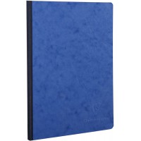 Clairefontaine 791404C Collection Age Bag Un Carnet Cousu Dos Toile Bleu - A4 21x29,7 cm - 192 Pages Unies Blanches -