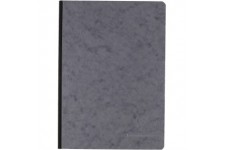 Clairefontaine 795405C Collection Age Bag Un Carnet Cousu Dos Toile Gris - A5 14,8x21 cm - 192 Pages Unies Blanches - Papier 90 