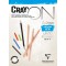 Clairefontaine 975020C Bloc Colle Cray'ON - 50 Feuilles Papier Dessin Blanc au Grain Fin - A4 21x29,7 cm 120g